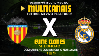 Assistir Valencia x Real Madrid Ao Vivo Online 02/11/2024